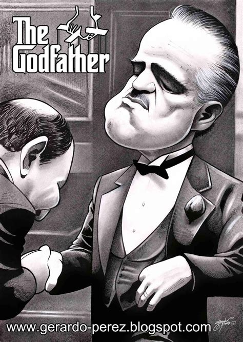 Godfather Cartoons and Comics .